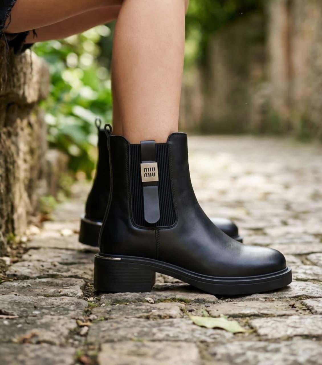 Miu classic chelsea boots