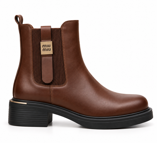 Miu classic chelsea boots